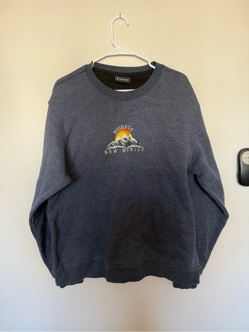 Cozy Dark Navy Ruidoso New Mexico Graphic Crewneck Sweatshirt